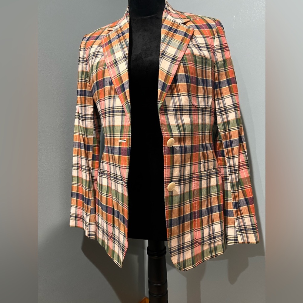 Vintage Haspel roots Plaid jacket